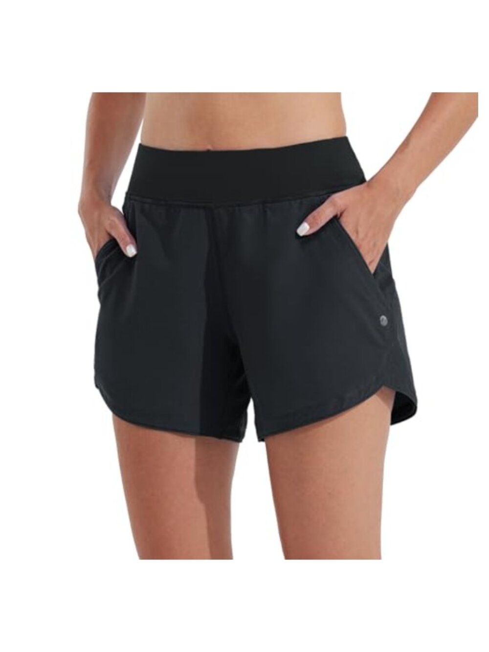 Women's High Waisted Swim Board Shorts UPF 50+ Quick Dry Tummy Control